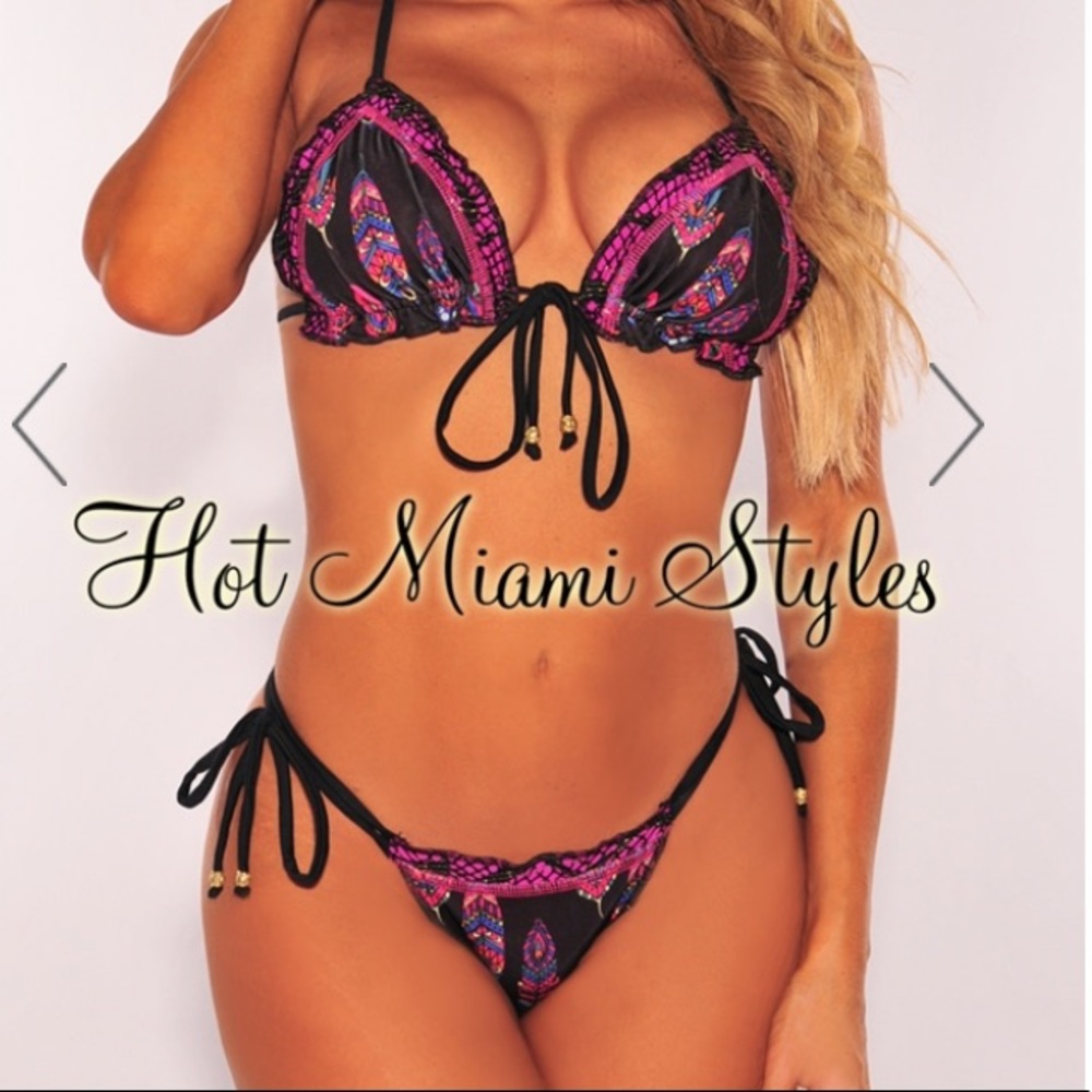 Tribal print bikini